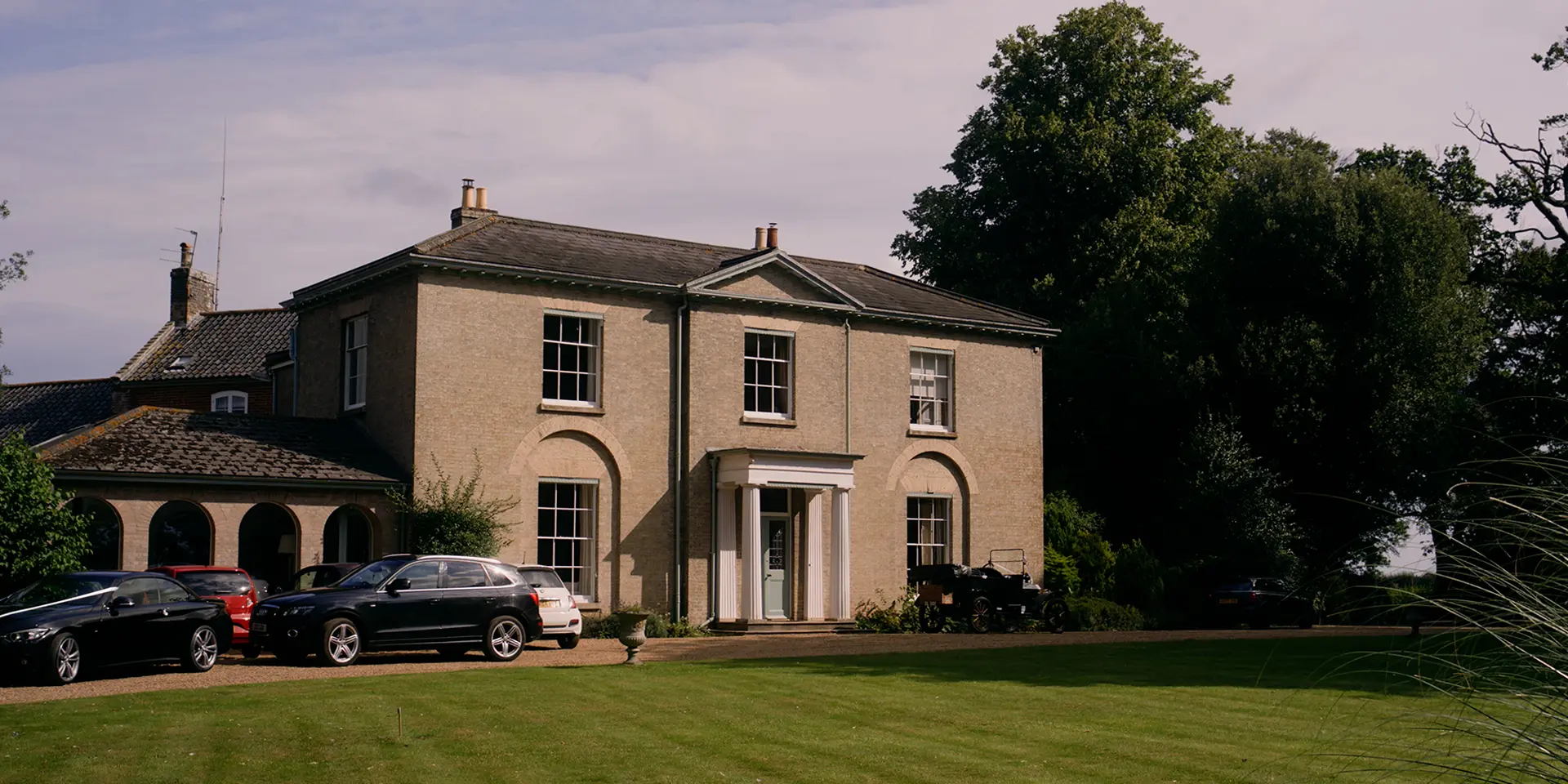 Still of a wedding video on a sunny day taken from a wedding video